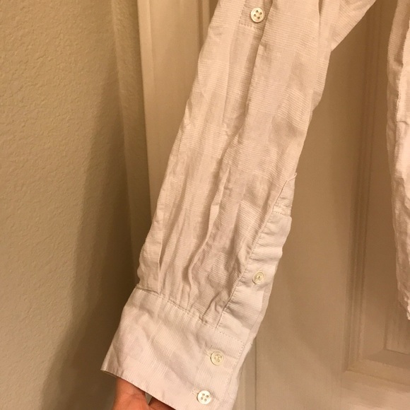 EUC Joie semi-sheer white cotton button down - Picture 6 of 6